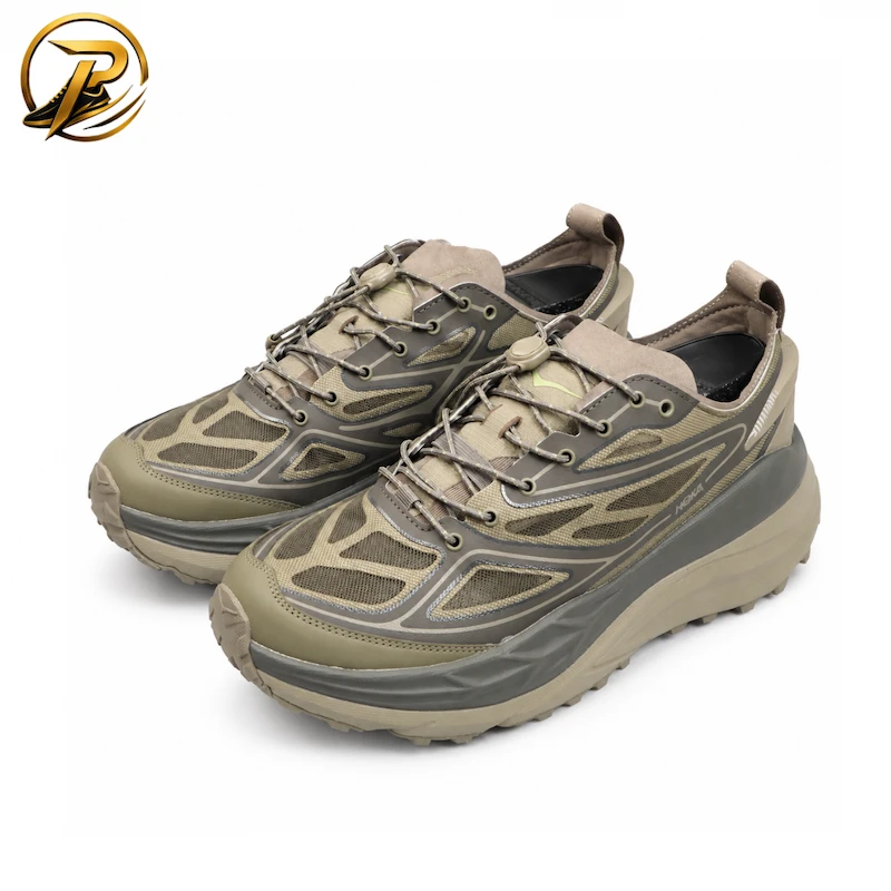 1 کتانی رانینگ هوکا مدل Hoka Stinson 7 سبز