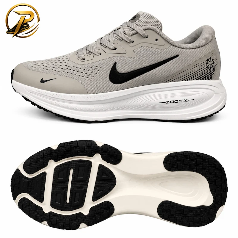 کتانی رانینگ نایک مدل Nike Vomero 18 GORTEX طوسی