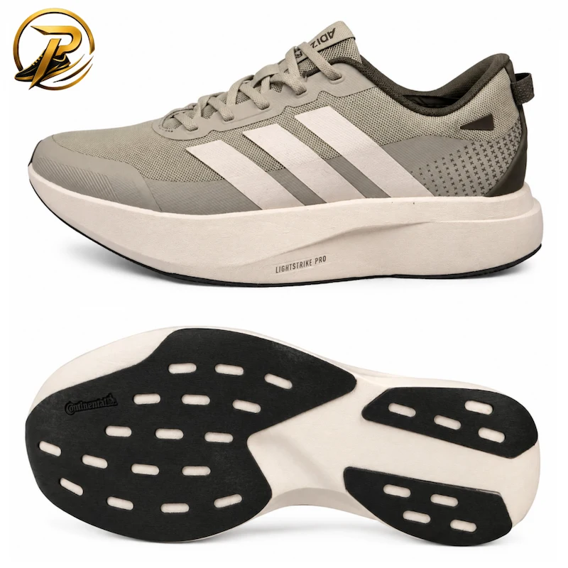 کتانی رانینگ آدیداس مدل ADIZERO Dropset Pro طوسی سفید