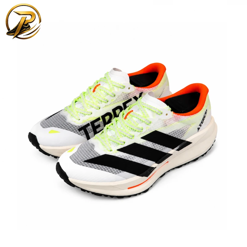 1 کتانی رانینگ آدیداس مدل Adidas Terrex Agravic Speed سفید فسفری