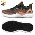 کتانی رانینگ آدیداس مدل Adidas AlphaBounce طوسی صورتی