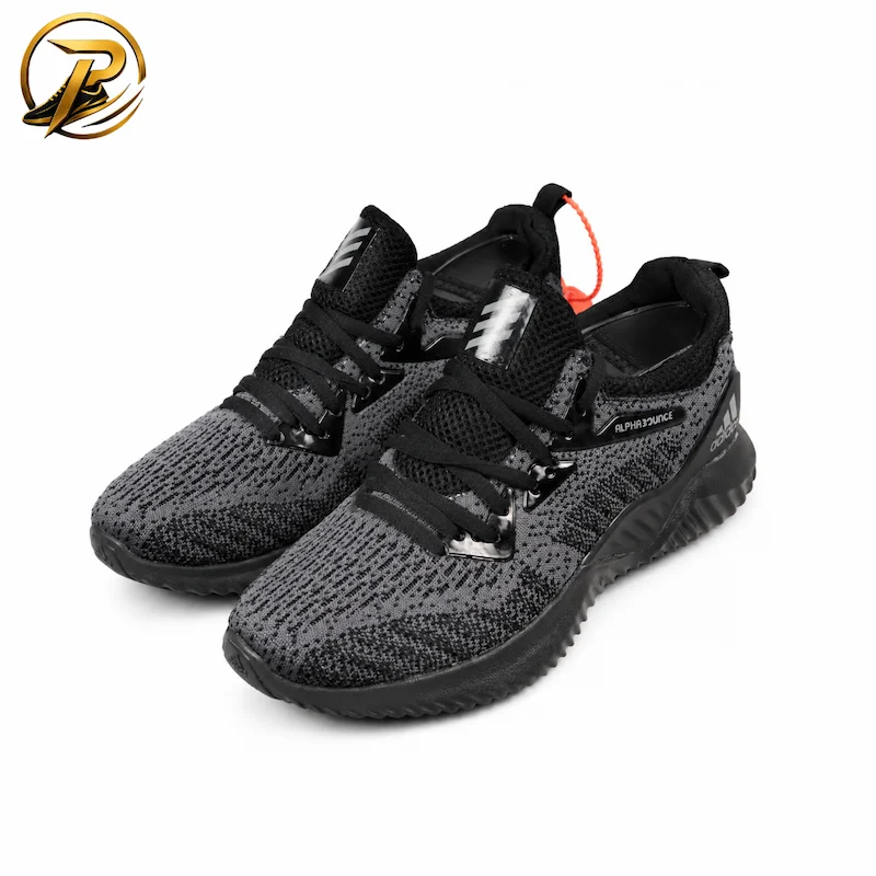 1 کتانی رانینگ آدیداس مدل Adidas AlphaBounce مشکی